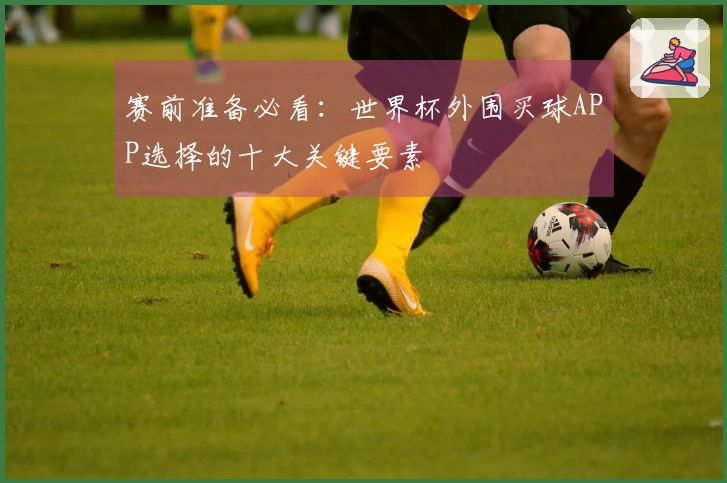 赛前准备必看：世界杯外围买球APP选择的十大关键要素